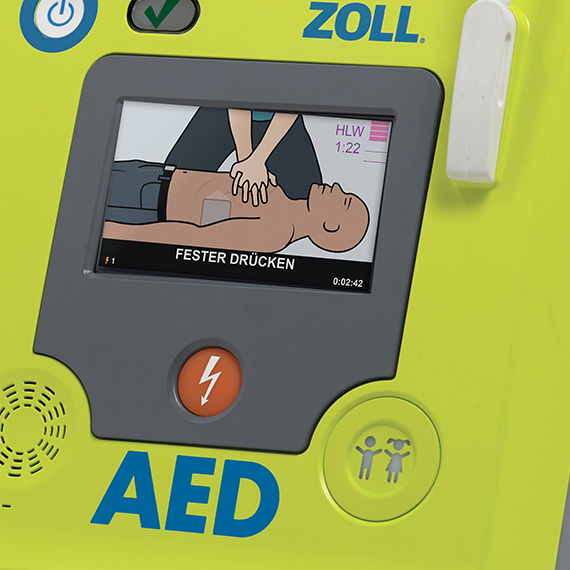 Bildanzeige beim AED